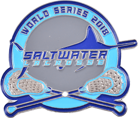 Custom Saltwater Lacrosse Soft Enamel Trading Pin